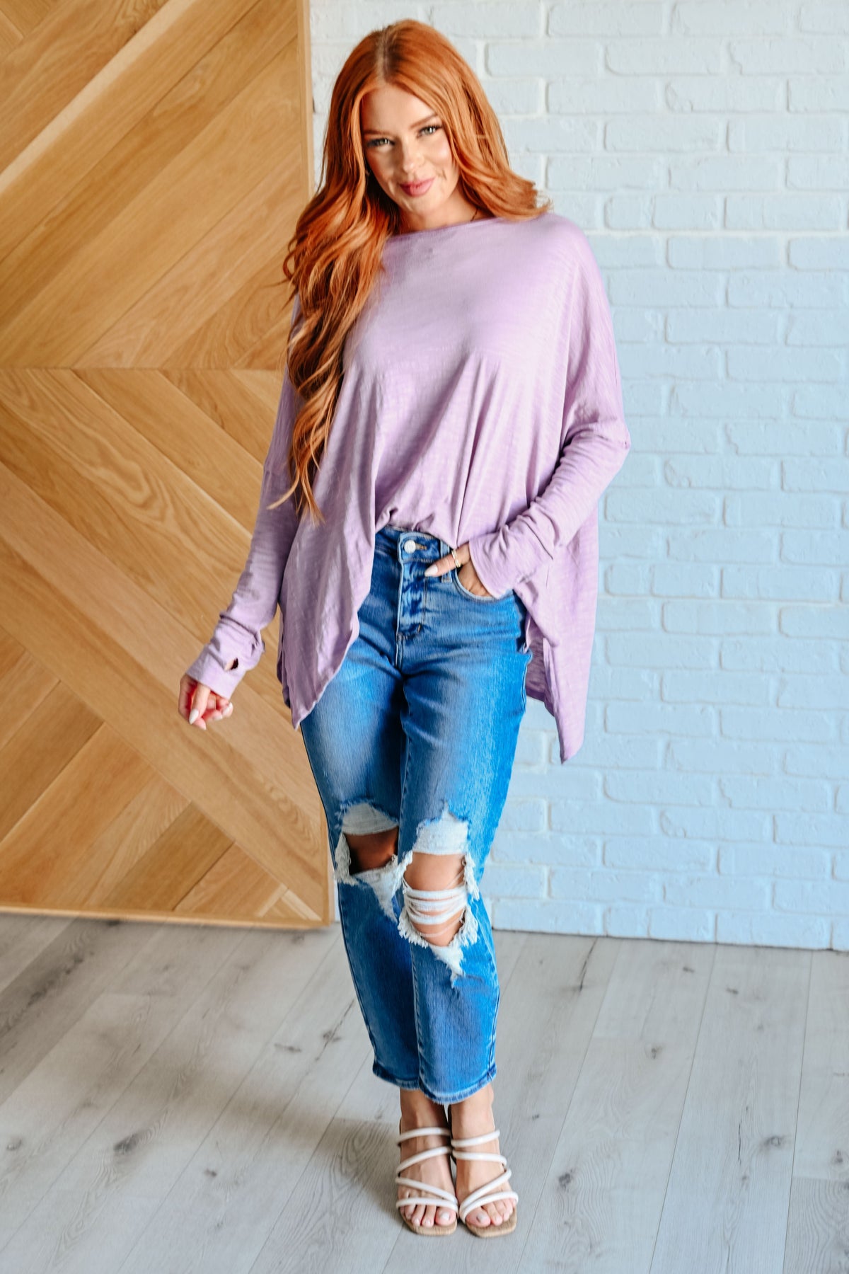 Sew In Love Face It Together Step Hem Pullover Tops