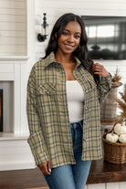 Sew In Love Faith In Fall Plaid Button Down Shacket BoutiqueSimplified