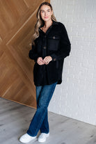 Jodifl Fantastic in Fleece Jacket in Black Coats & Jackets