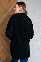 Jodifl Fantastic in Fleece Jacket in Black Coats & Jackets