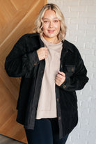 Jodifl Fantastic in Fleece Jacket in Black Coats & Jackets