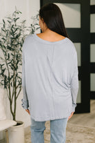 In Loom Feel That Something Contrast Sleeve Jersey Knit Top Womens