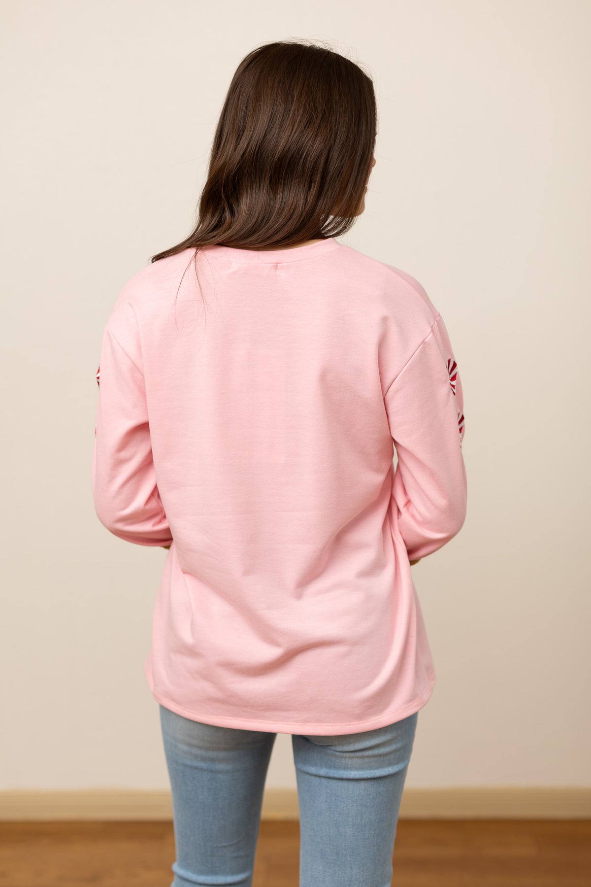 Southern Grace Feelin Festive Pink Sweater Shirts & Tops