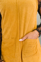 One Eleven North Feeling That Way Corduroy Dress Womens