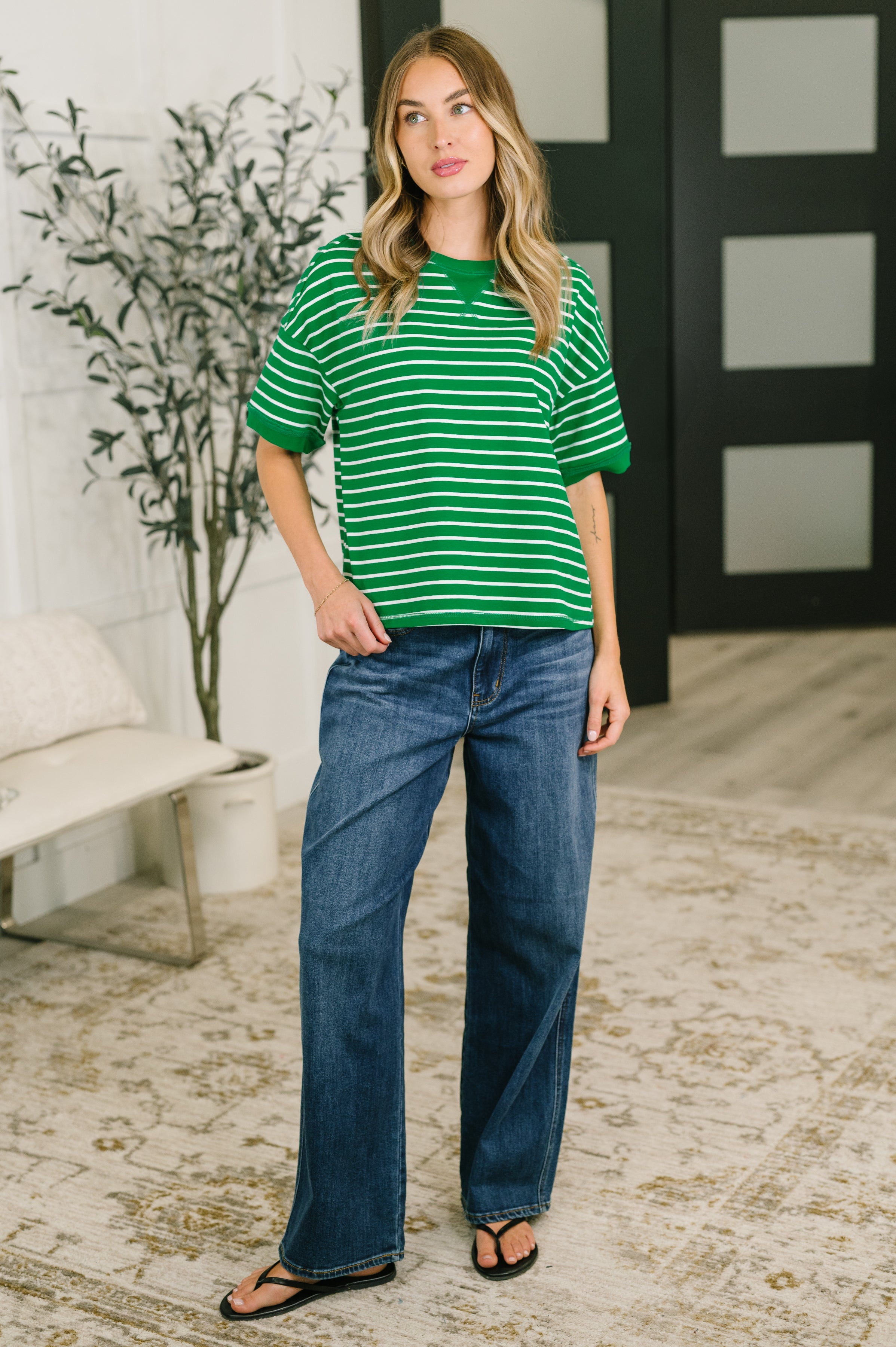 Feels So Right Drop Shoulder Casual Top Womens