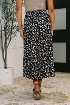 White Birch Fielding Flowers Floral Skirt Bottoms