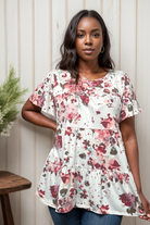 Heimish Floral Belle Tiered Top Shirts & Tops