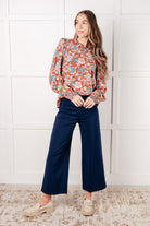 Andree By Unit Floral Delight Long Sleeve Blouse Blouses