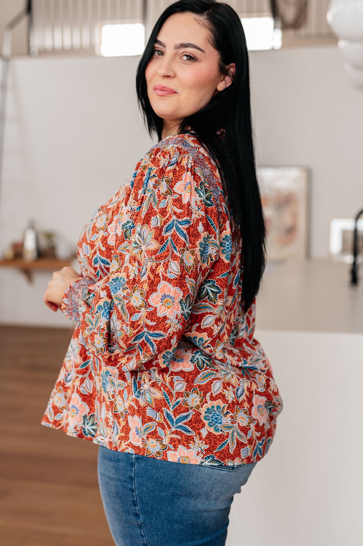 Floral Delight Blouse Blouses