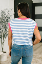 Haptics Following Through Color Block Muscle Tee Womens