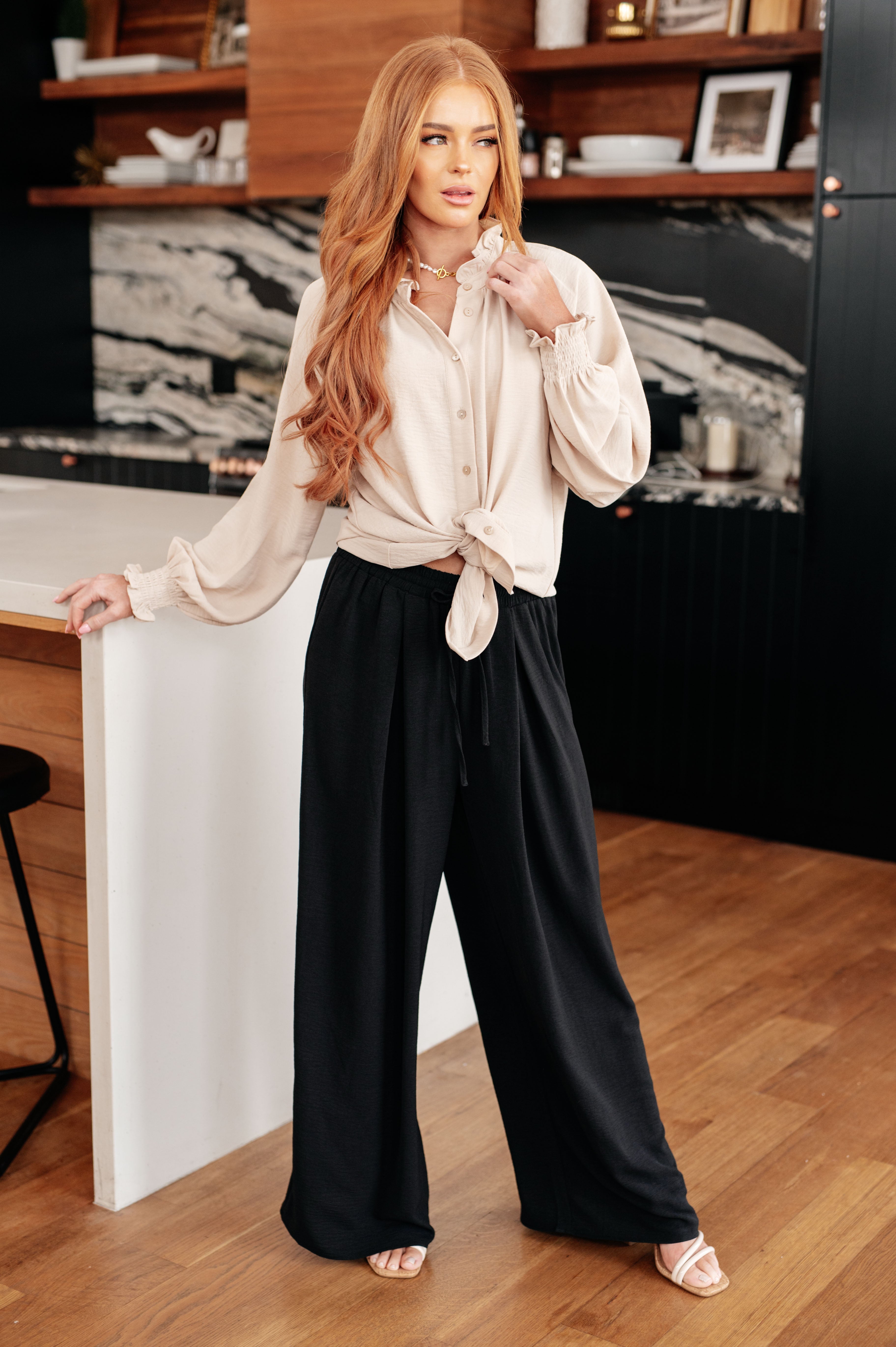 Jodifl For You I Do Button Up Blouse Tops