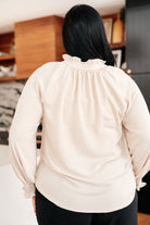 Jodifl For You I Do Button Up Blouse Tops