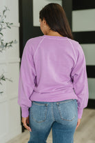 Zenana For the Experience Relaxed Pullover in Lavender Womens