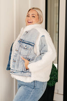 Polagram Full Send Sherpa Lined Denim Jacket Denim