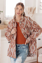 One Eleven North Don't Be Difficult Rust Pullover Sweater Tops