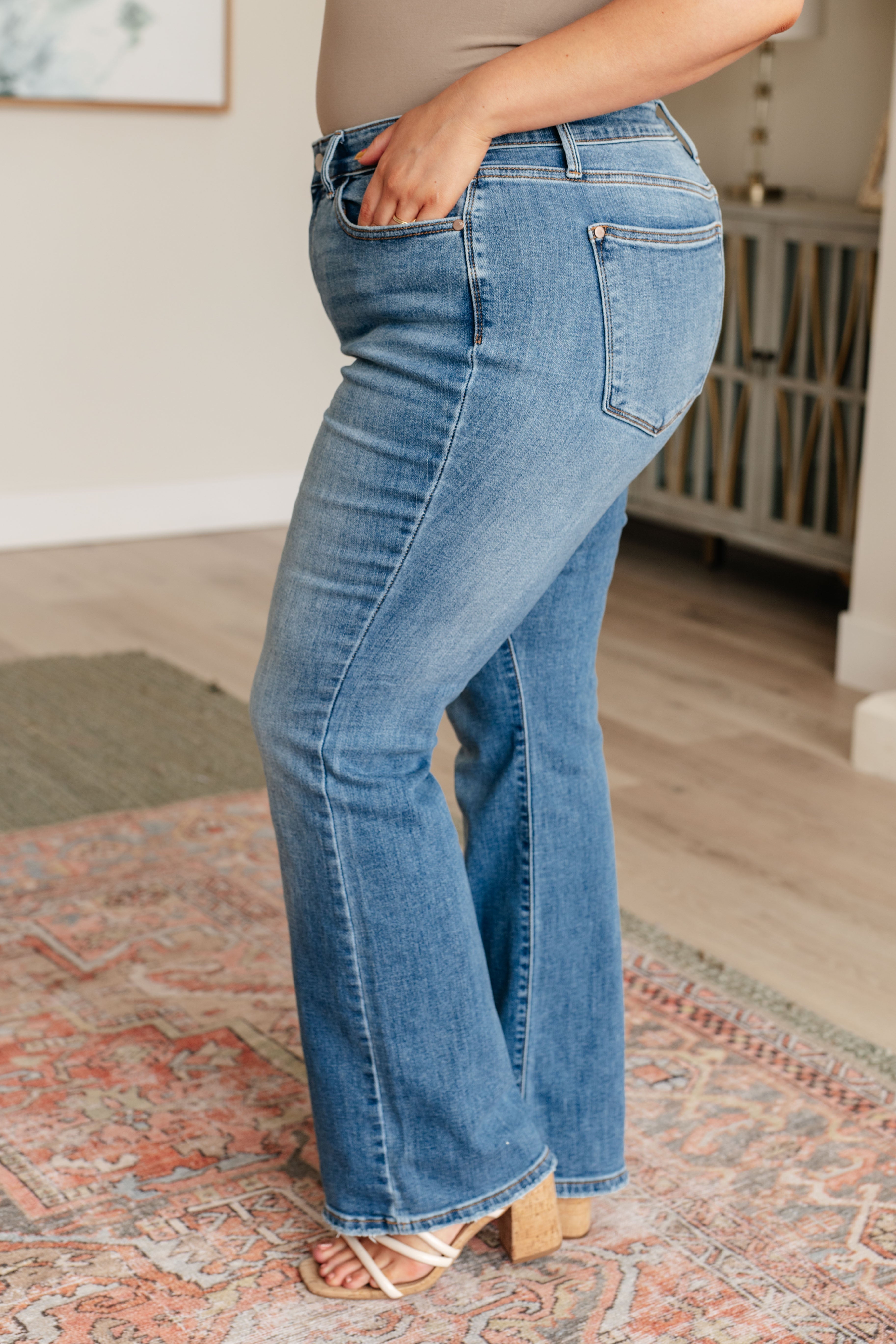 Judy Blue Genevieve Mid Rise Vintage Bootcut Jeans Ave Shops