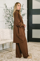 Dear Scarlett Getaway Set in Dark Mocha Womens