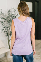 Getting Good V-Neck Tank in Lilac Womens