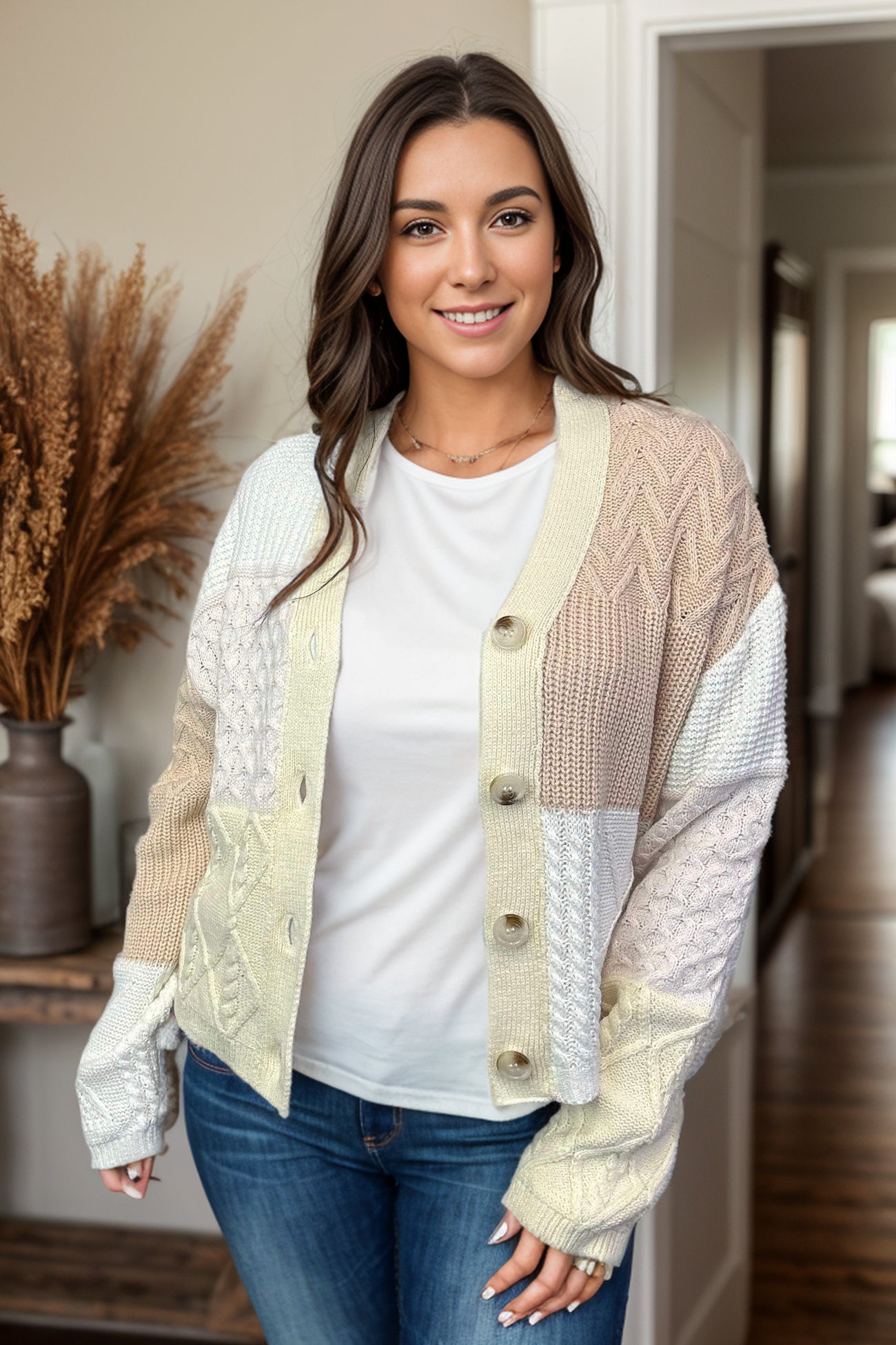 Hailey & Co Gingerbread & Marshmallows Cardigan