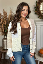 Hailey & Co Gingerbread & Marshmallows Cardigan