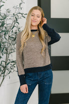 Give Me a Call Color Block Pullover Womens