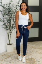 One Eleven North Giving the Run Around Joggers in Navy Womens