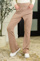 Heimish Go Time High Waist Bottoms in Mocha Womens