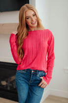 GeeGee Going Out Plisse Satin Blouse Tops