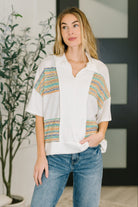 Haptics Good For Me Collared Knit Top Womens