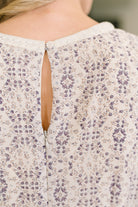 In Loom Gorgeous Girl Floral Peplum Blouse Womens