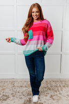 One Eleven North Gradual Feelings Striped Sweater Shirts & Tops