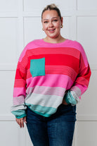 One Eleven North Gradual Feelings Striped Sweater Shirts & Tops