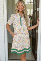 Haptics Spring Ready Floral Shift Dress