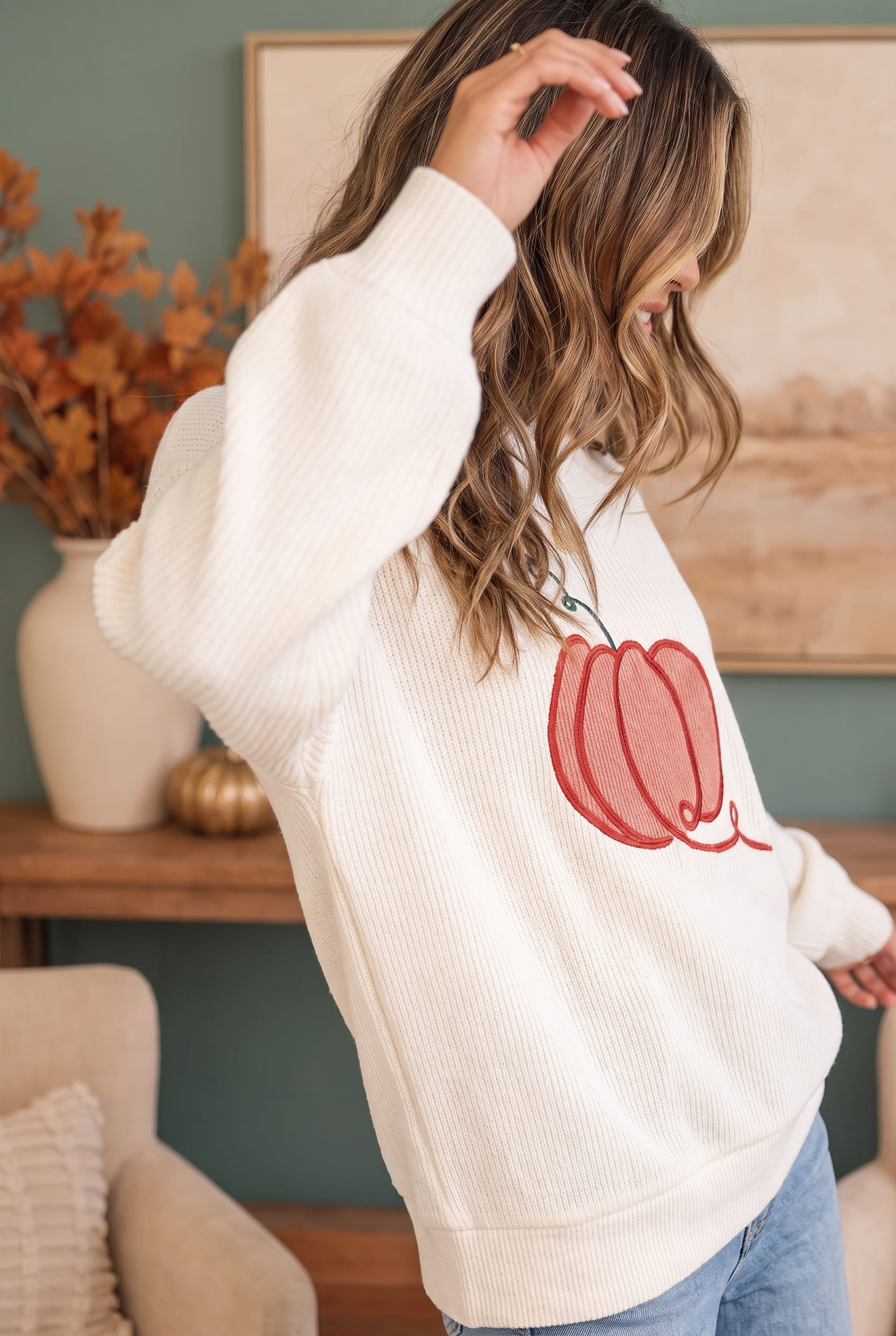 Haptics Pumpkin Patch Corded Sweatshirt – Ruby Idol Apparel