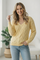 Haptics I'll Meet You at the Tennis Match Patterned Sweater