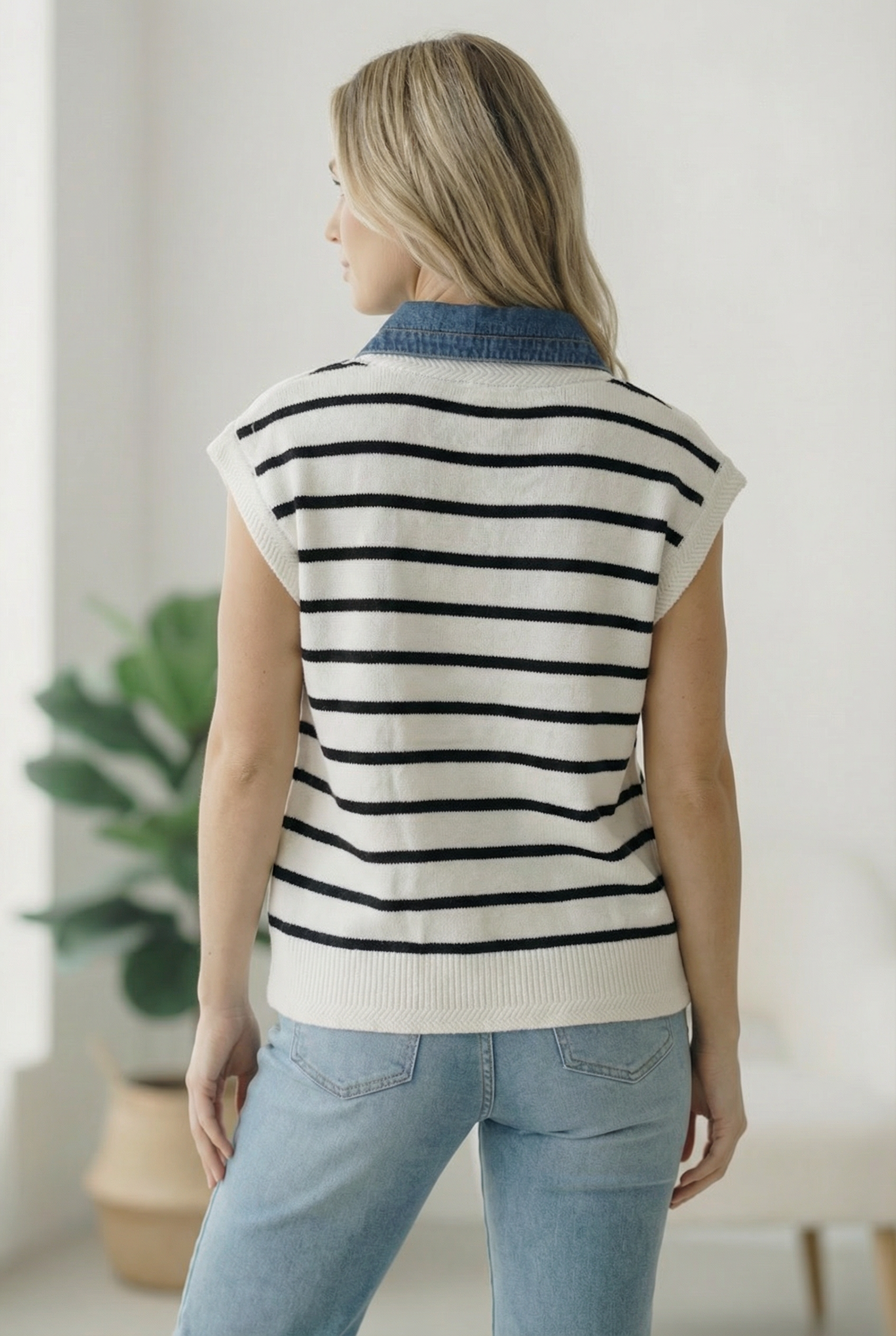 Haptics With an Ocean View Sweater Vest