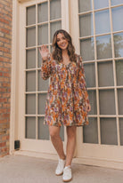 Haptics Falling For You Floral Mini Dress