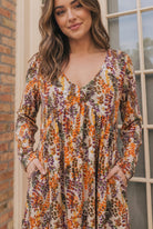 Haptics Falling For You Floral Mini Dress