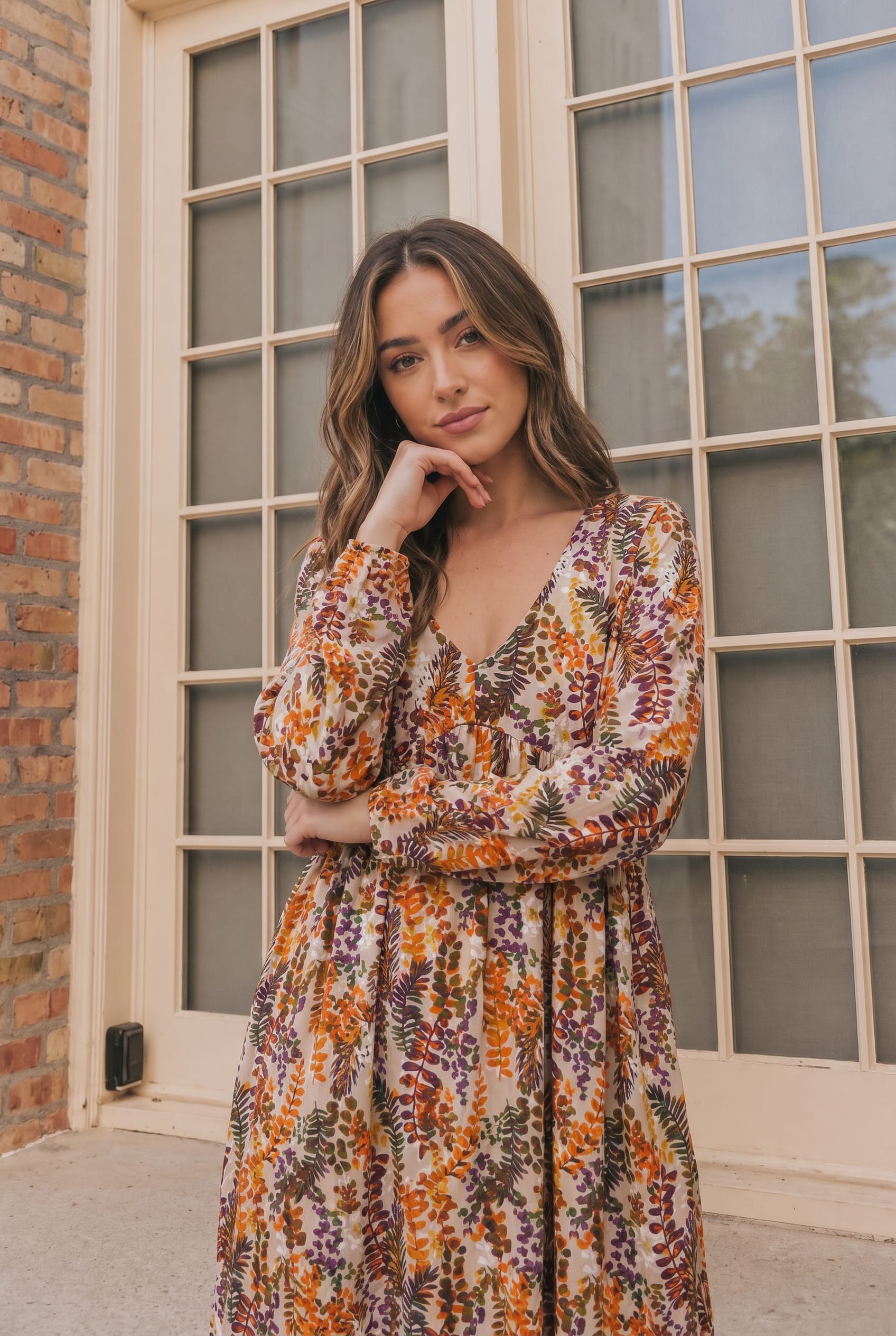 Haptics Falling For You Floral Mini Dress