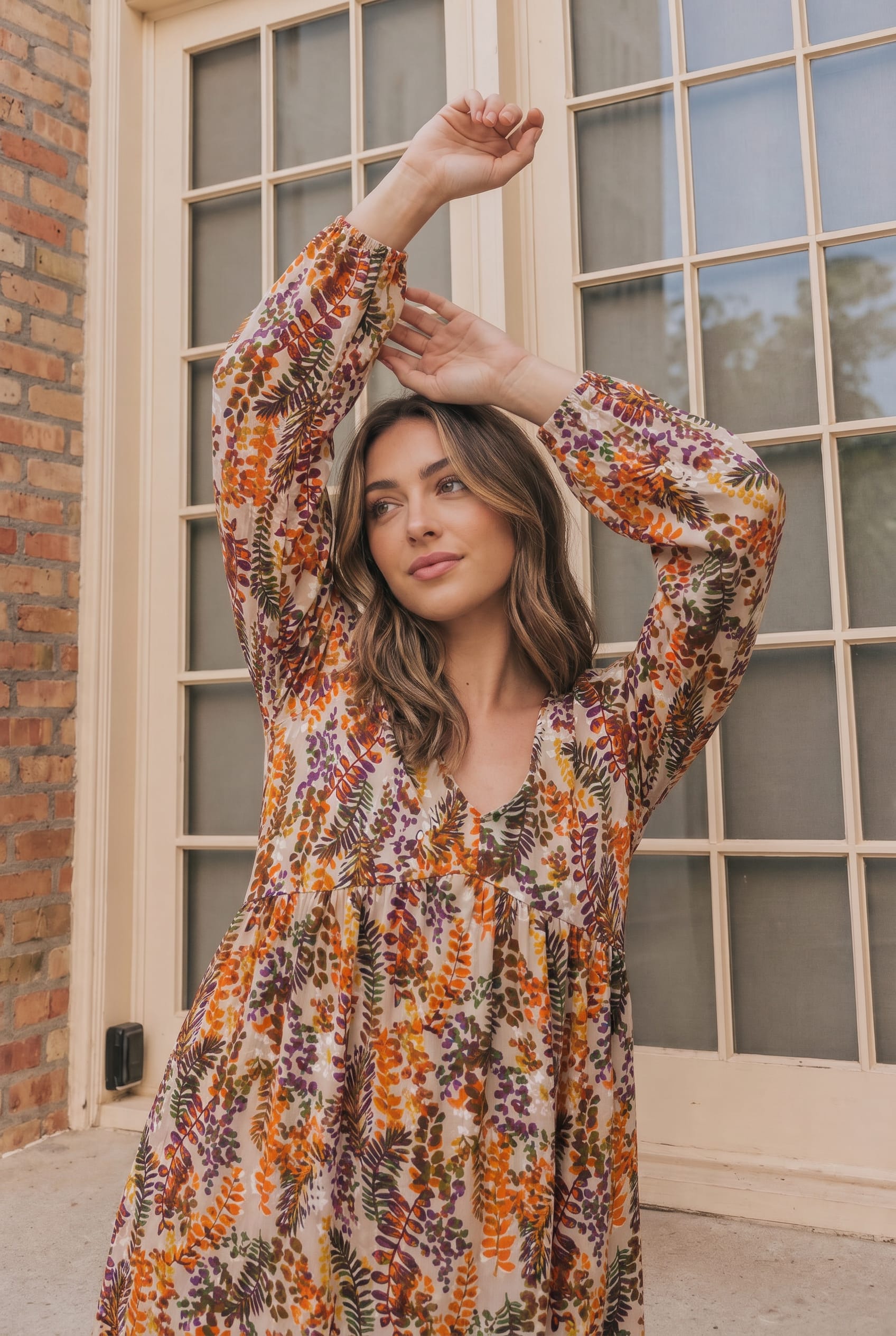 Haptics Falling For You Floral Mini Dress