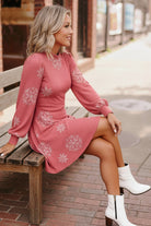 Snowflake Kisses Red Dress