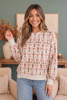 Haptics Nutcracker Sweet Printed Sweatshirt