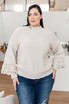 Very J Handle It All Fringe Detail Sweater Tops