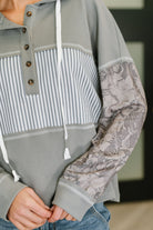 Hang Onto This Feeling Color Block Pullover Womens