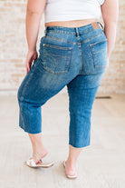 Judy Blue Hayes High Rise Wide Leg Crop Jeans Ave Shops