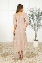 Honey Mark Hazel Dress in Toffee Womens