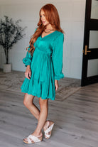 Jodifl Head Held High V-Neck Balloon Sleeve Dress Ave Shops