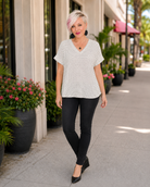 Heimish You Just Get It V-Neck Top Womens