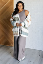 One Eleven North Hilary Wide Leg Jumpsuit in Grey Jumpsuits & Rompers