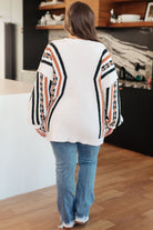 Very J Holding On Aztec Print Cardigan Layers